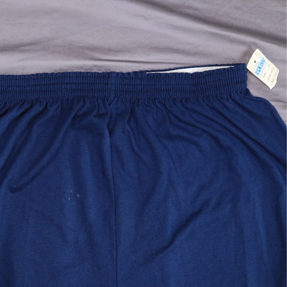 Vintage Soffe Volley Shorts Mens XL Navy Blue 90s Made in USA Gym NWT Deadstock - Picture 3 of 11